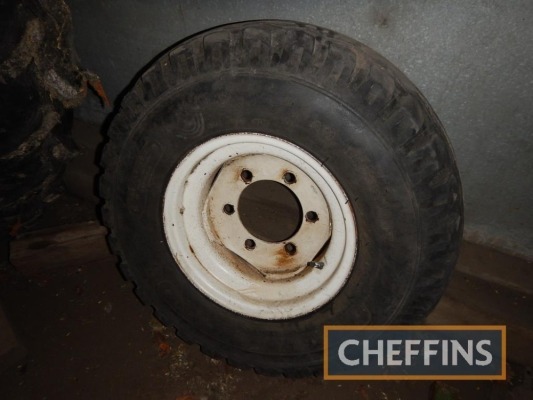 Single 11.5/80-15.3 6stud wheel and tyre