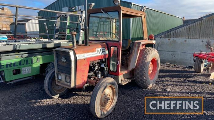 MASSEY FERGUSON 550 2wd TRACTOR Fitted with rear linkage, PTO, PUH Serial No. 21124 Hours: 7,111