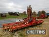 2012 Vaderstad Carrier X625 mounted disc cultivator with crumbler roller and removable Vogelsang slurry kit, 6.25m Serial No. CRX-58