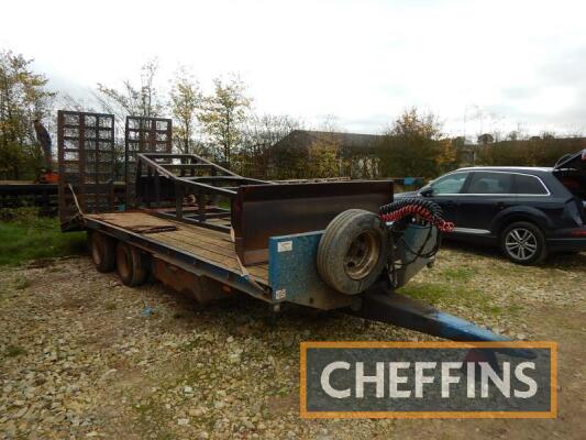 2009 Ktwo 16tonne tandem axle low loader trailer with hydraulic ramps, air brakes, ABS and load sensing on 215/75R17.5 wheels and tyres Serial No. K2LL0109161662