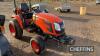 2018 Kioti 2810HST Compact Tractor c/w turf tyres, front weights Ser. No. TU7500261 1025kgs Korea C/C: 87019110