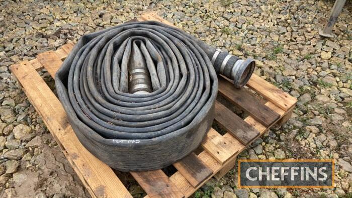 5in lay flat hose with Bauer couplings