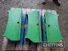 3no. John Deere 110kg weight carriers