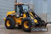 2008 JCB 414S 40kph 4wd LOADING SHOVEL Fitted with boom ride, air con, rear clevis pin, 2 front spools on 620/75R26 BKT Agrimax wheels and tyres. Reg. No. GX08 JGO Serial No. JCB414OSK81242547 Hours: 8,716 FDR: 01/03/2008