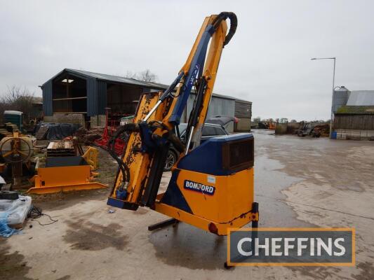 2009 Bomford Hawk 5.4m mounted hedgecutter with joystick controls and 1.6m head, LH Serial No. 1144X09 Model No. 90-287-02