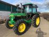 John Deere 2650 Tractor c/w SG2 Cab registration documents to be supplied by the vendor Hours: approx 7676 Reg. No. F112 HDV Ser. No. LO265OU651700