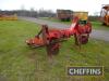 Browns mounted 2-leg subsoiler, fitted with discs and crumbler, 72ins maximum leg spacing, 1.8m