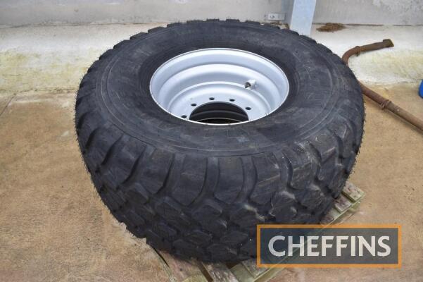 Single unused Alliance Agri-Transport 390 560/60R22.5 wheel and tyre with 10stud centre for Richard Larrington trailer