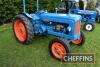 FORDSON E1A Major 4cylinder diesel TRACTOR Serial No. S426721 Fitted with swinging drawbar, roll bar, side belt pulley, lighting set and cast 4-spoke front wheel centres