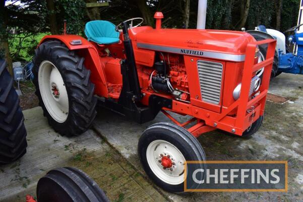 NUFFIELD 345 3cylinder diesel TRACTOR Serial No. 45N/301540 Fitted with loader brackets, front bonnet guard and front loader (not fitted)