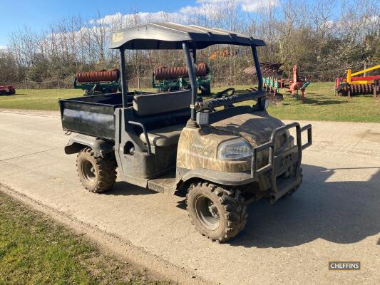 2008 Kubota RTV900-EU diesel ATV. Runs and drives but engine/cooling system requires attention. Serial No. 62069 Hours 1,786 (showing)