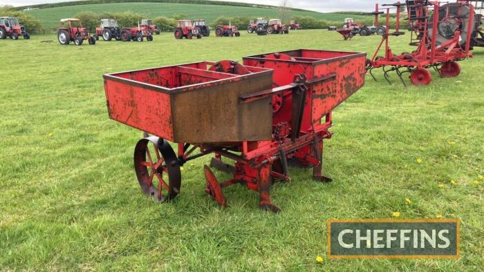 Massey 718 mounted automatic potato planter, supplied by Larchman & Sons, Attleborough, Norfolk Serial No. 2727