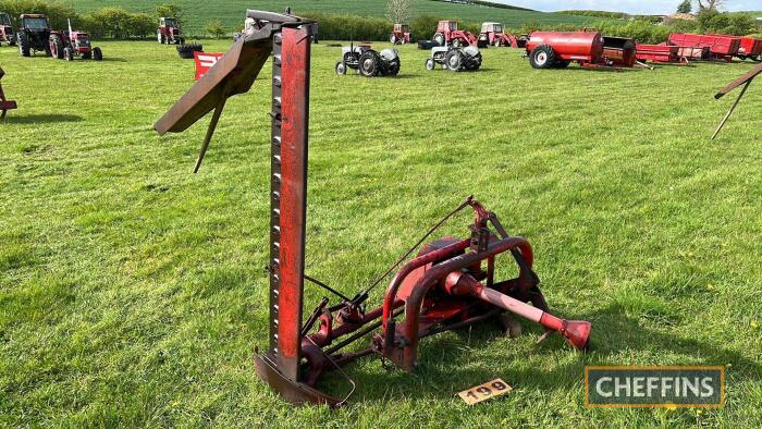 Massey Ferguson 732 mounted finger bar mower Serial No. D33337