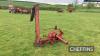 Massey Ferguson 32 mounted PTO driven finger bar mower with guards and wooden swathboard Serial No. G5858