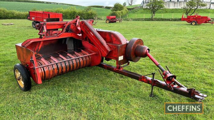 Massey Ferguson 10-8 trailed conventional baler with sledge drawbar Serial No. 15804