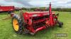 Massey Ferguson 30 trailed disc coulter drill, 3m, with Reekie end tow kit on Goodyear diamond 12.4-11R28 wheels and tyres