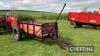 Massey Ferguson 712 trailed muck spreader on Goodyear diamond 7.50-20 wheels and tyres Serial No. T12609