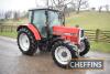1997 MASSEY FERGUSON 6150 diesel TRACTOR Fitted with Speedshift gearbox, pick-up hitch, linkage, PTO, top link, 2no. spool valves and trailer brakes on Goodyear 16.9R38 rear and Goodyear 13.6R28 front wheels and tyres. V5C available Reg. No. P278 BCT Seri