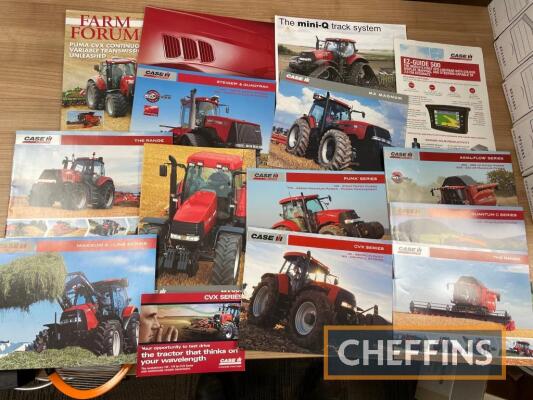 Case IH, qty of agricultural tractor and combine range brochures and sales leaflets etc. (15)