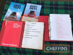 Massey Ferguson Training Centre Technicians Manuals; 24/27/29/31 Series combines and 30/40 Series combines