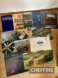 Car brochures, 1960-70s, to include MG, Allegro, Triumph, Range-Rover etc.