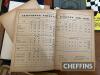 Motoring Data Sheets, engineering charts and other period volumes - 7