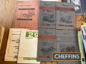 Ferguson and Massey Ferguson instruction books (7)