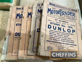 The Motor Trader Review, 7 copies from 1912-13