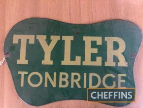 Tyler Tonbridge enamel sign