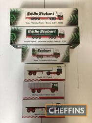 Eddie Stobart 1:76 scale Limited Edition lorry models, all boxed, some unopened (6)