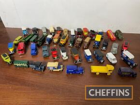 Qty die-cast commercial vehicles in various scales, to include Days Gone etc.