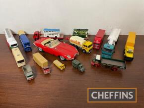 Qty die cast commercial vehicle models in various scales by Corgi etc.