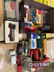 Corgi and other die-cast model cars and commercials, many boxed