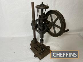 Union, a vintage hand-operated pillar drill