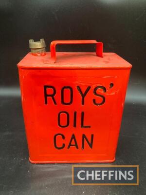 Roy's Oil Can; a 2gallon fuel can, restored Vintage sale - Sale 2 ...