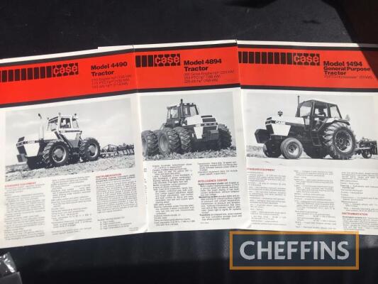 Case tractors 1494, 4490, 4894 brochures (3)