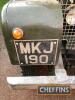 1949 LAND-ROVER Series I petrol CAR Reg. No. MKJ 190 Chassis No. R06104974 Engine No. 06105115 According to documents in the history file, MKJ 190 was despatched new on 5th December 1949 to Barrets Ltd, Canterbury, Kent and was first registered on 12th of - 13