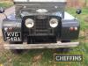 1956 2000cc LAND-ROVER Series 1 diesel CAR Reg. No. KVG 548A Chassis No. 170603512 Engine No. 26108601 The 2litre petrol Landy is stated to have a sound chassis and good tyres. It benefits from recent new seats, stainless fuel tank, new clutch, fuel pump - 6