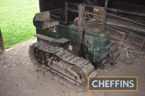 1956 FOWLER VF single cylinder diesel CRAWLER TRACTOR Reg. No. KCF 442 Serial No. 4703163 An extremely original example. that has been on the same estate since new. The Fowler's original duties included ploughing, which were subsequently made redundant wi