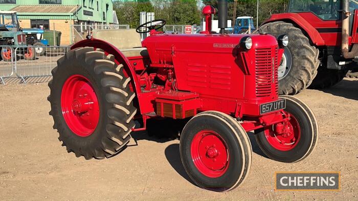 1958 DAVID BROWN 50D 6cylinder diesel TRACTOR Reg. No. 657 UYT Serial No. BAD/6/11022 A restored example that was subject to a total rebuild some 6 years ago with good attention to detail. Fitted with new Goodyear tyres, belt pulley and finished in 2pack