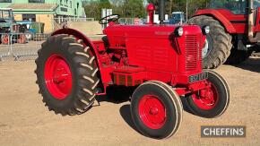 1958 DAVID BROWN 50D 6cylinder diesel TRACTOR Reg. No. 657 UYT Serial No. BAD/6/11022 A restored example that was subject to a total rebuild some 6 years ago with good attention to detail. Fitted with new Goodyear tyres, belt pulley and finished in 2pack 