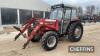 Massey Ferguson 362 4wd Tractor c/w 875 loader Reg. No. H155 PDW Ser. No. S10081