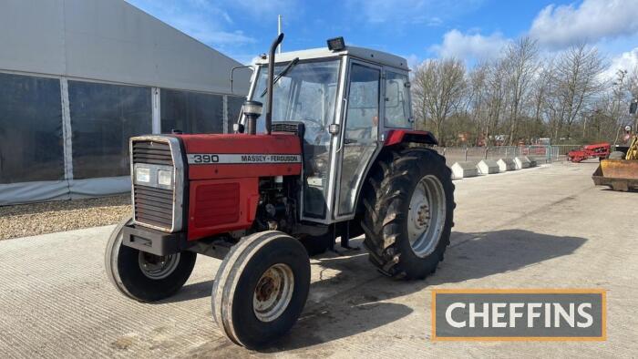 Massey Ferguson 390 2wd Tractor c/w 3 gear stick