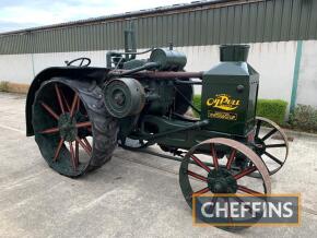 1925 RUMELY Oil Pull Type M 20-35 2cylinder petrol/paraffin TRACTOR Reg. No. BF3093 Serial No. 553 In October 1924, Advance-Rumely introduced its new line of 'Lightweight' Oil Pull tractors, which included the Type M, to compete against the likes of the F