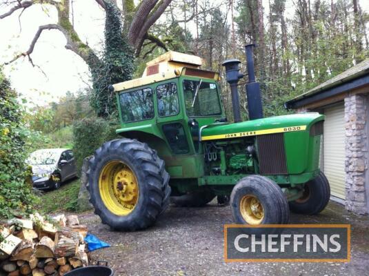 1972 JOHN DEERE 6030 6cylinder diesel TRACTOR Reg. No. JMA 356K Serial No. B313R033929R Originally imported from Canada in 2005, this 6030 was full serviced where several mechanical jobs were completed, including a full engine rebuild in 2012. The tracto