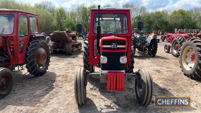 1974 MASSEY FERGUSON 188 4cylinder diesel TRACTOR Reg. No. RCH 830M Serial No. 358250 Showing just 3,837 hours, which are stated to be genuine