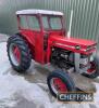 1965 MASSEY FERGUSON 130 4cylinder diesel TRACTOR Reg. No. BSO 554C Serial No. SNMY374812 Stated to be an original tractor on Goodyear tyres