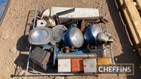 Ford tractor lights and toolbox