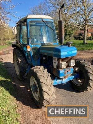 1984 FORD 6610 4cylinder diesel TRACTOR Reg. No. B330 LRT Serial No. A04077 A one owner from new tractor that is reported to be in good working order. Fitted with new engine c.200 hours ago, pick-up hitch and drawbar