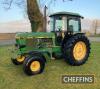 JOHN DEERE 4040 6cylinder diesel 2wd TRACTOR Reg. No. KAT 609V Serial No. 339229 Fitted with SG2 cab and front weights, new air con pump, 2 spools and is standing on 23.8R38 rear and 11.00-16 front wheels and tyres